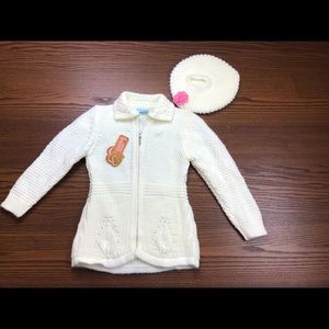 2 piece Girls Sweater with Hat!